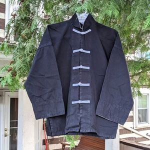 Oriental Frog-Closure Cotton Jacket